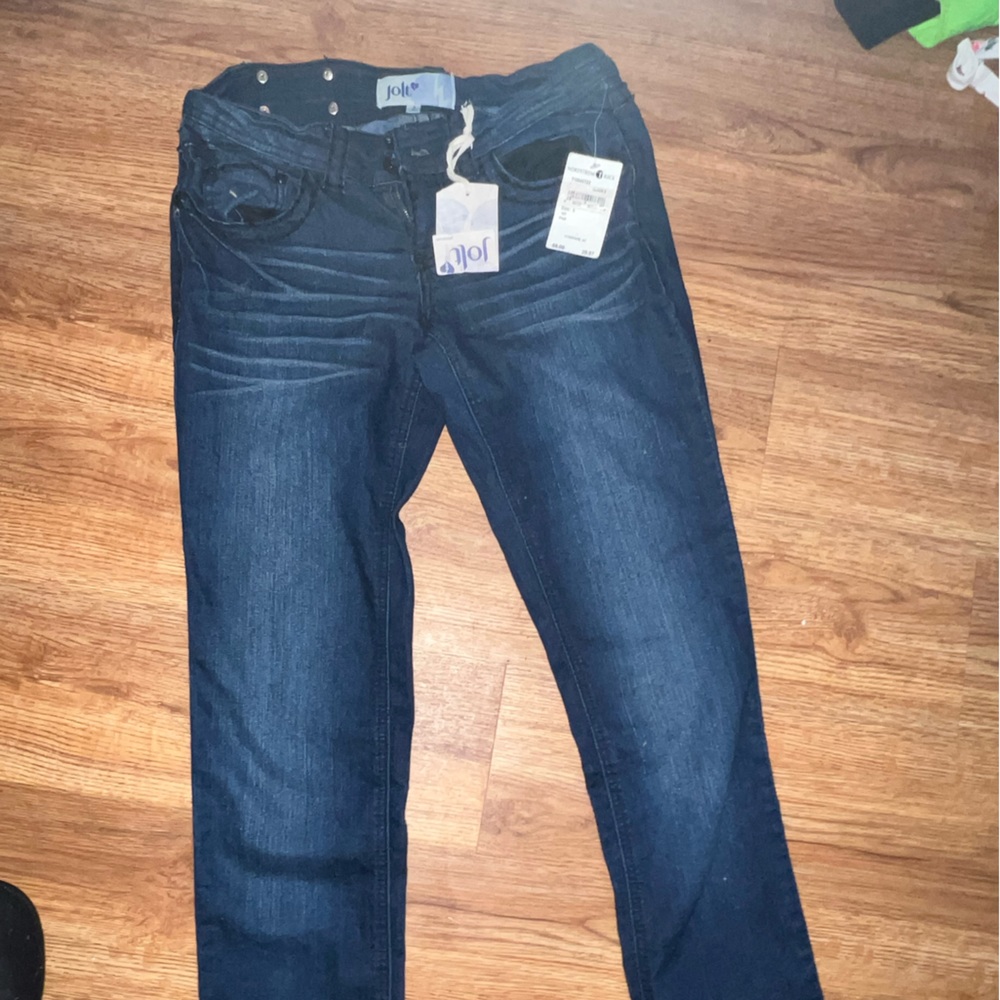 NWT jolt jeans embellished Nordstrom rack dark wash